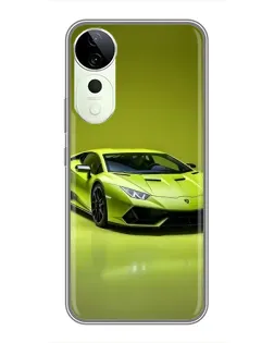 Чехол для Vivo Y04s с картинкой «Салатовый Lamborghini Huracan» Чехол для Vivo Y04s с картинкой «Салатовый Lamborghini Huracan»