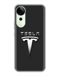 Чохол для ViVO Y05e з картинкою «Сталевий логотип Tesla» Чохол для ViVO Y05e з картинкою «Сталевий логотип Tesla»
