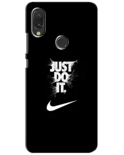 Чехол для Vivo Y11 с картинкой «Текстовый принт Nike»