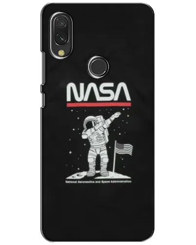 Чехол для Vivo Y11 с картинкой «NASA — шагаем по Луне»