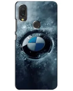 Чехол для Vivo Y11 с картинкой «Логотип BMW — лед»