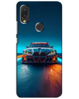 Чехол для Vivo Y11 с картинкой «BMW — огни неона»