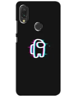 Чехол для Vivo Y11 с картинкой «Among Us неон»