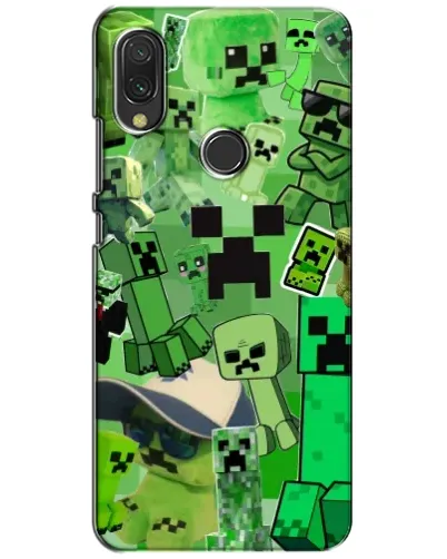 Чехол для Vivo Y11 с картинкой «Криперы Minecraft»