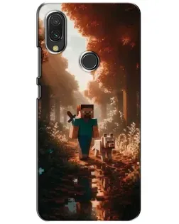 Чехол для Vivo Y11 с картинкой «Стив в лесу»