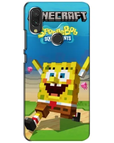 Чехол для Vivo Y11 с картинкой «Губка Боб Minecraft» Чехол для Vivo Y11 с картинкой «Губка Боб Minecraft»
