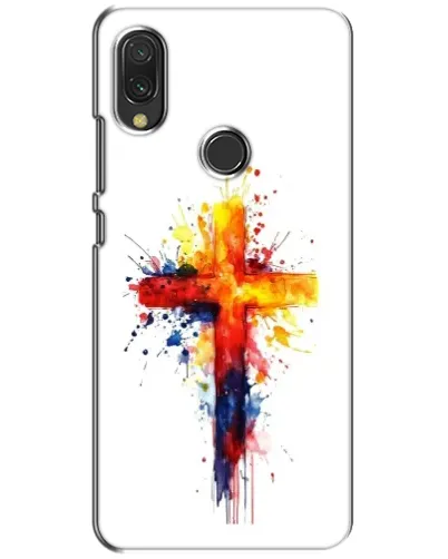 Чехол для Vivo Y11 с картинкой «Акварельный крест»