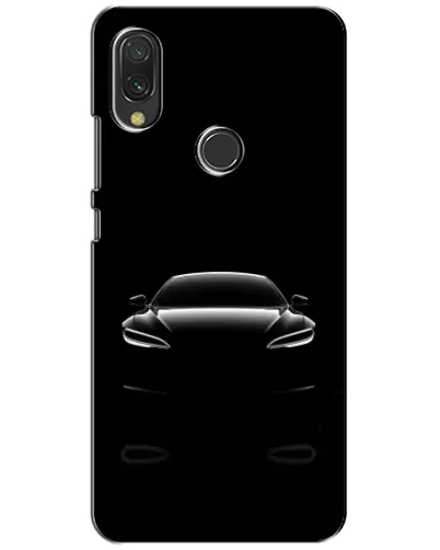Чехол для Vivo Y11 с картинкой «Силуэт Tesla Night»