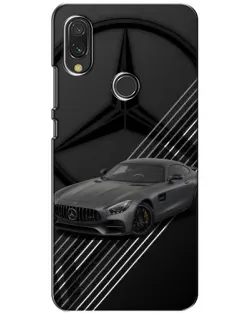 Чехол для Vivo Y11 с картинкой «Mercedes AMG — графика»