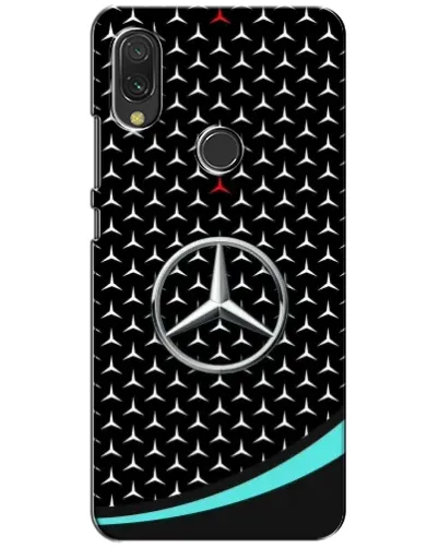 Чехол для Vivo Y11 с картинкой «Mercedes — бирюзовый акцент»