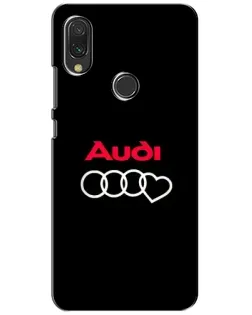 Чехол для Vivo Y11 с картинкой «Логотип Audi Heart»