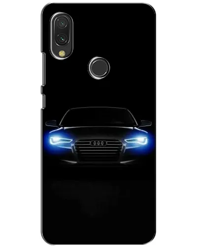 Чехол для Vivo Y11 с картинкой «Audi в неоне»