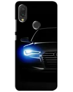 Чехол для Vivo Y11 с картинкой «Неоновый взгляд Audi»
