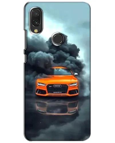 Чехол для Vivo Y11 с картинкой «Audi в облаках дыма»