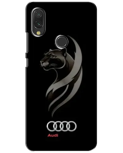 Чехол для Vivo Y11 с картинкой «Графика — пантера и Audi»
