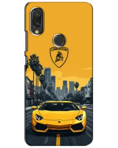 Чехол для Vivo Y11 с картинкой «Желтый Lamborghini город» Чехол для Vivo Y11 с картинкой «Желтый Lamborghini город»