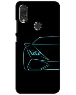 Чехол для Vivo Y11 с картинкой «Голубой силуэт Lamborghini» Чехол для Vivo Y11 с картинкой «Голубой силуэт Lamborghini»