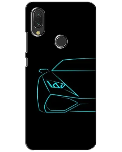 Чехол для Vivo Y11 с картинкой «Голубой силуэт Lamborghini» Чехол для Vivo Y11 с картинкой «Голубой силуэт Lamborghini»