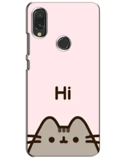 Чехол для Vivo Y11 с картинкой «Пушин говорит Hi» Чехол для Vivo Y11 с картинкой «Пушин говорит Hi»
