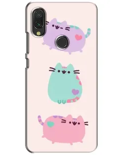 Чехол для Vivo Y11 с картинкой «Pusheen трио» Чехол для Vivo Y11 с картинкой «Pusheen трио»