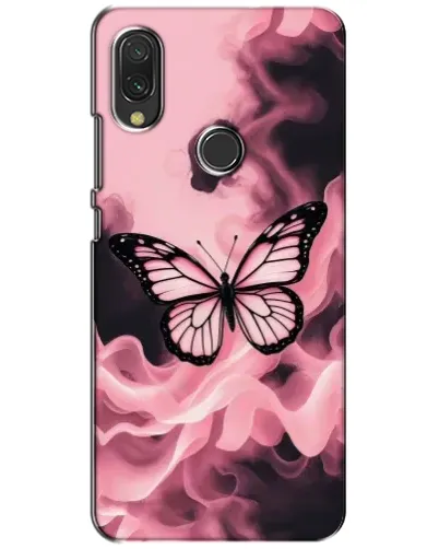 Чехол для Vivo Y11 с картинкой «Бабочка в дыму»