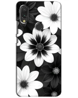 Чехол для Vivo Y11 с картинкой «Монохромные астры» Чехол для Vivo Y11 с картинкой «Монохромные астры»