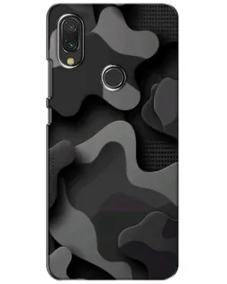 Чехол для Vivo Y11 с картинкой «Темный абстрактный камуфляж»
