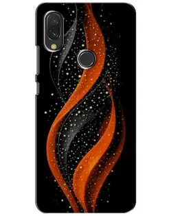 Чехол для Vivo Y11 с картинкой «Огненная звездная волна»