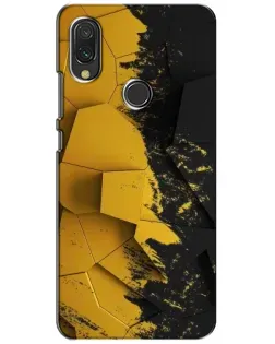 Чехол для Vivo Y11 с картинкой «Золотые осколки геометрии»