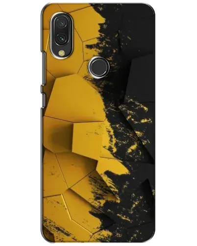 Чехол для Vivo Y11 с картинкой «Золотые осколки геометрии»