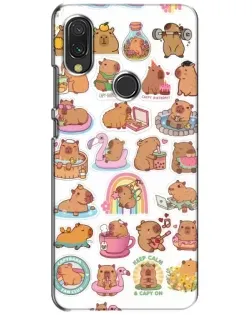 Чехол для Vivo Y11 с картинкой «Капибары набор» Чехол для Vivo Y11 с картинкой «Капибары набор»
