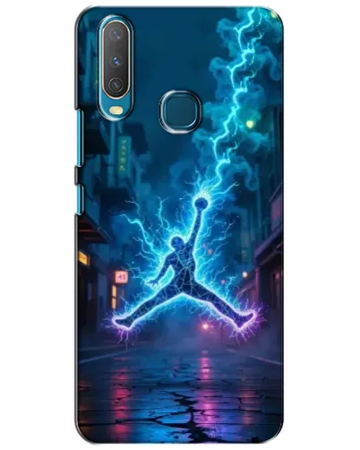 Чехол для Vivo Y15 с картинкой «Jordan Gold Jumpman»