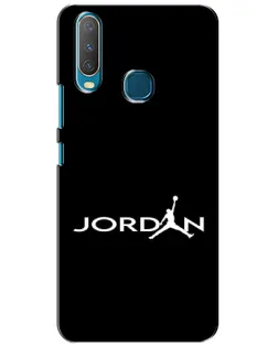 Чехол для Vivo Y15 с картинкой «Jordan White Logo»