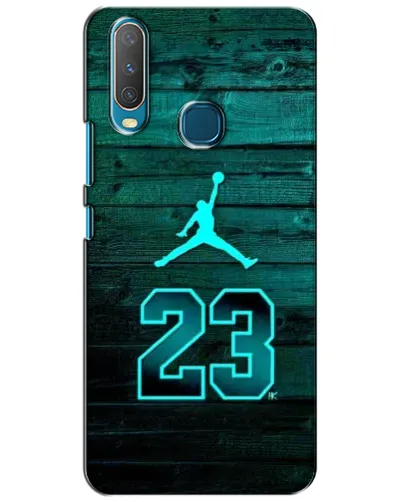 Чехол для Vivo Y15 с картинкой «Jordan Cyan 23»