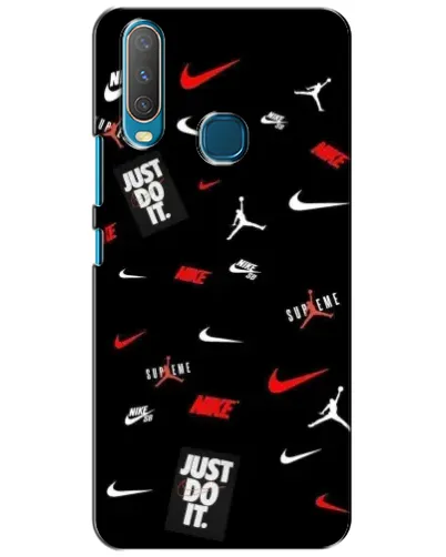 Чехол для Vivo Y15 с картинкой «Nike Mix Pattern»