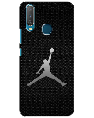 Чехол для Vivo Y15 с картинкой «Jordan Dark Carbon»