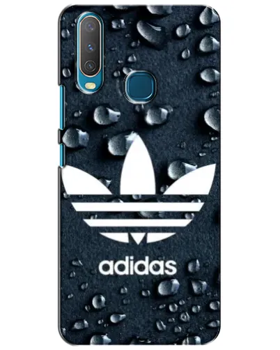 Чехол для Vivo Y15 с картинкой «Adidas Trefoil Blue»
