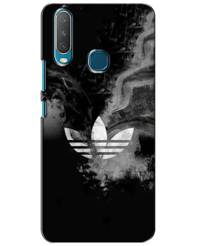 Чехол для Vivo Y15 с картинкой «Абстрактный дым Adidas»