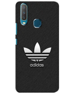 Чехол для Vivo Y15 с картинкой «Adidas Карбоновая текстура»