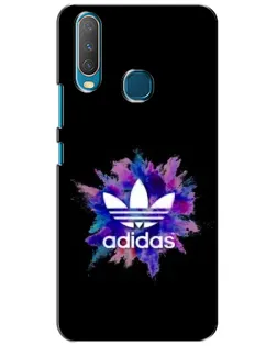 Чехол для Vivo Y15 с картинкой «Взрыв красок Adidas»