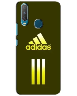 Чехол для Vivo Y15 с картинкой «Оливковый градиент Adidas»