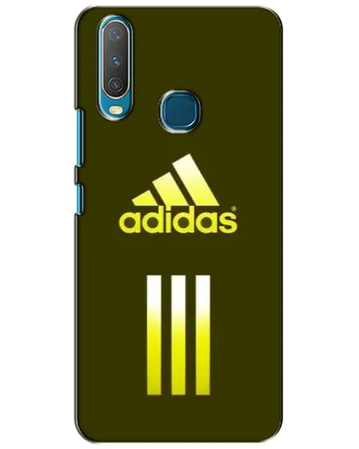 Чехол для Vivo Y15 с картинкой «Оливковый градиент Adidas»