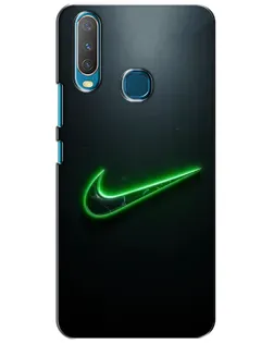 Чехол для Vivo Y15 с картинкой «Неоновый контур Nike» Чехол для Vivo Y15 с картинкой «Неоновый контур Nike»
