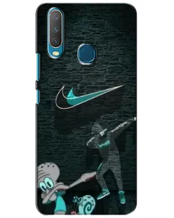 Чехол для Vivo Y15 с картинкой «Спортивный арт Nike»