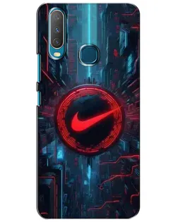 Чехол для Vivo Y15 с картинкой «Техногенный стиль Nike» Чехол для Vivo Y15 с картинкой «Техногенный стиль Nike»