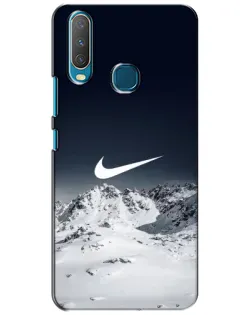 Чехол для Vivo Y15 с картинкой «Nike — зимние горы» Чехол для Vivo Y15 с картинкой «Nike — зимние горы»