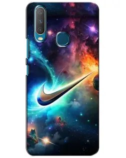 Чехол для Vivo Y15 с картинкой «Космический Nike Swoosh» Чехол для Vivo Y15 с картинкой «Космический Nike Swoosh»