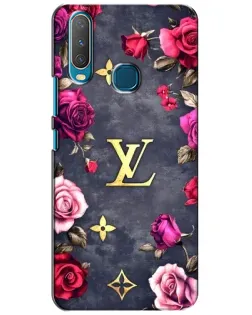 Чехол для Vivo Y15 с картинкой «Цветочный Louis Vuitton»