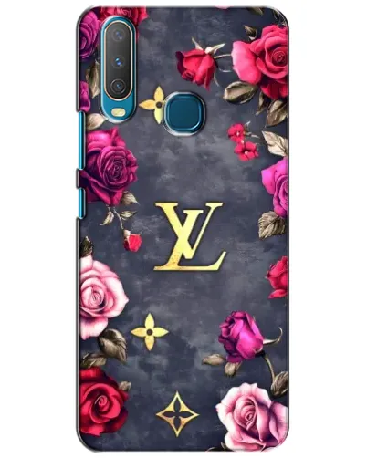 Чехол для Vivo Y15 с картинкой «Цветочный Louis Vuitton»