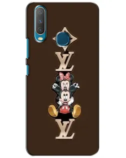 Чехол для Vivo Y15 с картинкой «LV и Микки Маус»